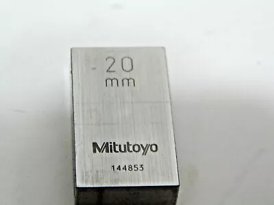 Mitutoyo Gage Block 20mm • $17.95