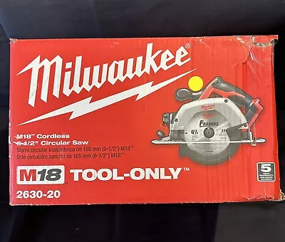 Milwaukee 2630-20 M18 18V Cordless 6-1/2 Inch Cordless Circular Saw Bare Tool • $85