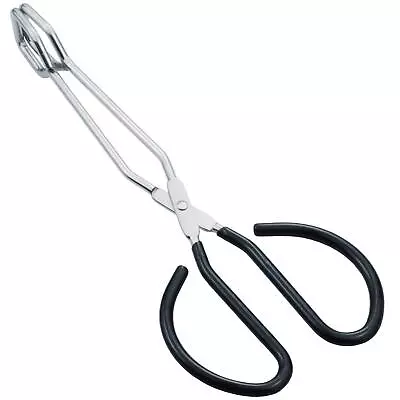 HINMAY 10-Inch Kitchen Scissor Tongs Stainless Steel Scissor Cooking Tongs • $13.61