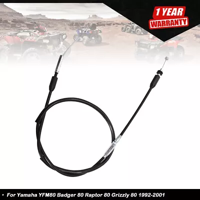 For Yamaha YFM80 Badger 80 1992-2001 Raptor 80 Grizzly 80 Throttle Control Cable • $11.66