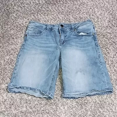 Women's Seven Denim Shorts Size 4 Color Blue Summer Pool Beach Comfy College... • $10