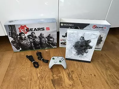 Xbox One X Gears Of War 5 Special Edition Console 1TB - Boxed - VGC - UK Seller • £179.95