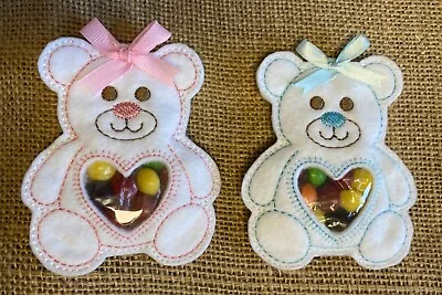 £1.25 • Buy Teddy Bear Treat Bag, Baby Shower, Christening, Goody Bag, Favour