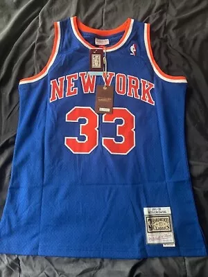 Mitchell & Ness Patrick Ewing 1991-92 Blue Nba Swingman Jersey Mens Size Large!! • $89.99