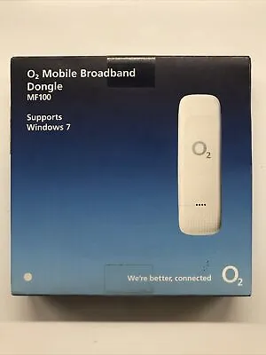 MF100 O2 USB 3G Modem Mobile Internet Broadband Dongle • £14.95