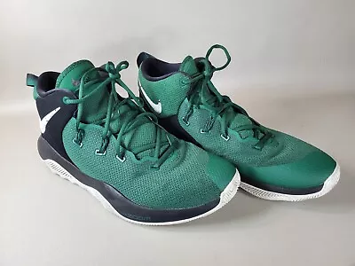 Nike Zoom Rev II TB Men's Size 10.5 Green White Basketball Shoes A05386-300 • $39.99