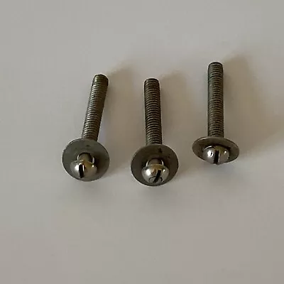 Antique Victor Victrola Nickel Plated Round Head Tone Arm Screws And Washer • $40