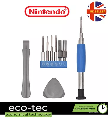 9in1 Universal PRO Screwdriver Gamebit Pry Tool Set For Nintendo Switch Wii PS5 • £6.54