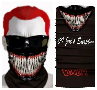 Venom Fang Multi Scarf Face Mask Cover Bandana US Seller 3I2 • $8.49