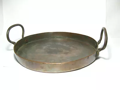 Vintage Copper Round Au Gratin Pan 22cm • $29