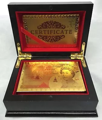 £3.99 • Buy New Gold Plated Playing Cards US Dollar EURO Game Poker Deck UK STOCK FAST POST 