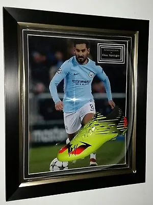 Ilkay Gundogan Of Manchester City Signed FOOTBALL BOOT Autographed Display • $373.35
