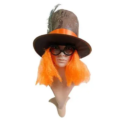 Top Hat For Carnival Rave Pirate Funky Colorful Dress Up Punk Mad Hatter Hat • $15.52