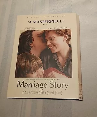 MARRIAGE STORY FYC DVD Netflix Screener Adam Driver Scarlett Johannson F/shippin • $15