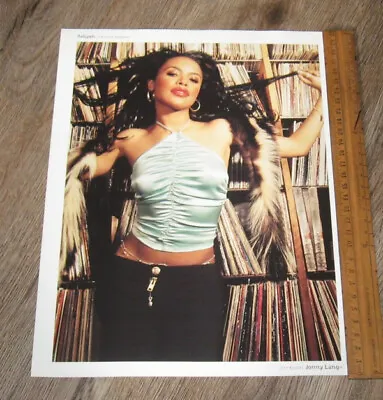 HOT ROLLING STONE Aaliyah Original ONE Page PHOTO • $35