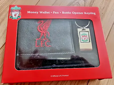 Official Liverpool LFC Gift Set 2009 Wallet And Key Ring - Pen Is Missing • £9.95