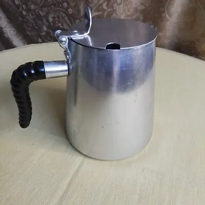 Vintage Espresso Milk Frothing Pitcher Lid And Plastic Handle • $5.99