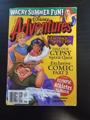 $6.75 • Buy Disney Adventures Magazine August 1996 The Hunchback Of Notre Dame 