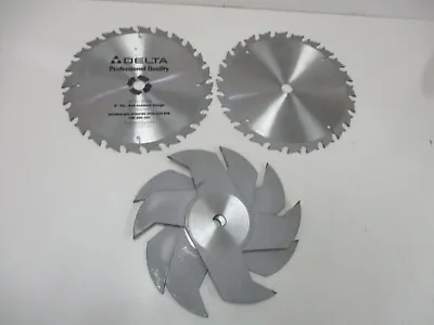 Delta 8  Inch Carbide-Tipped Stackable DADO Saw Blade Set No. 35-535 • $50
