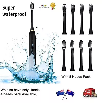 $8.92 • Buy Sonic X3 Electric Toothbrush USB Rechargeable Slim Adult 6 Mode Brushing Teeth