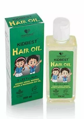 £28.93 • Buy Kidbest Hair Oil For Kids | Organic Argan, Moringa,Jojoba & Macadamia Nut Oil