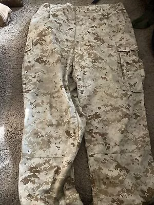 Desert Camo/Digital Bdu Pants Large/regular Real Military  • $14.99