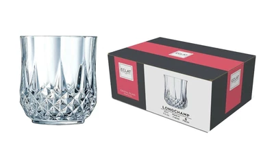 £24.99 • Buy Cristal Drinking Glasses D'Arques Longchamp Set Of 6 Whisky Wine Champagne