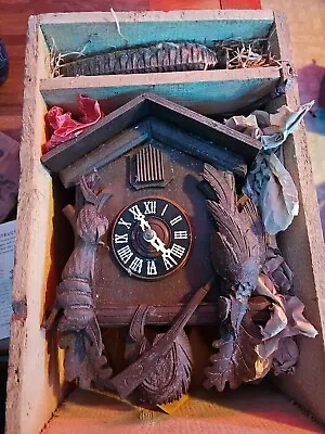Vintage 1 Day Hunter Black Forest Cuckoo Clock • $550