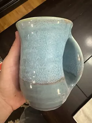 Clay In Motion Ocean Tide Right Hand Warmer Coffee Tea Ceramic Mug 2023 Neher • $25.20
