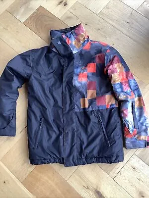 Quiksilver Boys Ski Jacket Age 10 Years No Hood • £2.99