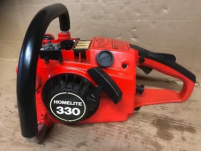 Red Homelite 330 Vintage Classic Antique Chainsaw • $100