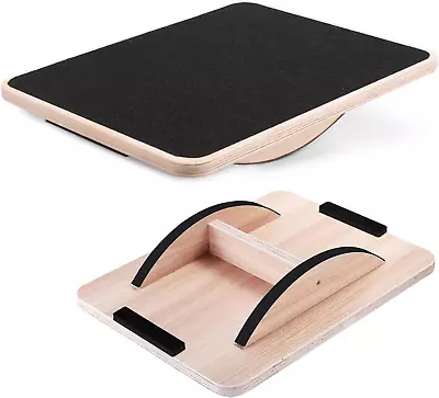 350LBS Professional Wooden Balance Board For Physical Therapy Anti-Slip Rocker  • $38.99