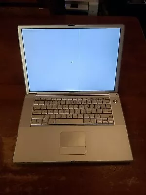 Apple PowerBook 52 G4 Aluminium A1046 15  Failed HDD 512MB RAM • $20