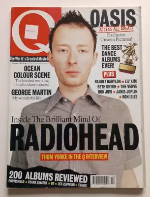 RADIOHEAD Q Magazine UK October 1997 George Martin OASIS Thom Yorke OK COMPUTER • £9.64