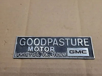 $39.99 • Buy Goodpasture Motor GMC Bristol VA & TN Metal Car Dealership Emblem Badge Logo