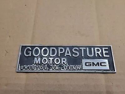 $39.99 • Buy Goodpasture Motor GMC Bristol VA & TN Metal Car Dealership Emblem Badge Logo