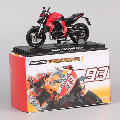 1/24 Scale Mini Honda CB 1000R 2010 Motorcycle Model Toy Bike Acrylic Box Red • $14.26