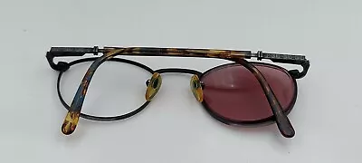 Vintage Halston H47 Brown Tortoise Oval Sunglasses FRAMES ONLY USA • $20.40