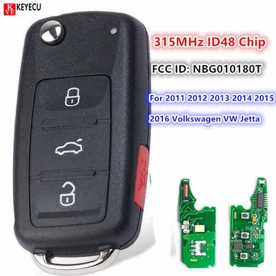 $13.65 • Buy For Volkswagen VW 2011 2012 2013 2014 2015 2016Jetta Golf Keyless Remote Key Fob