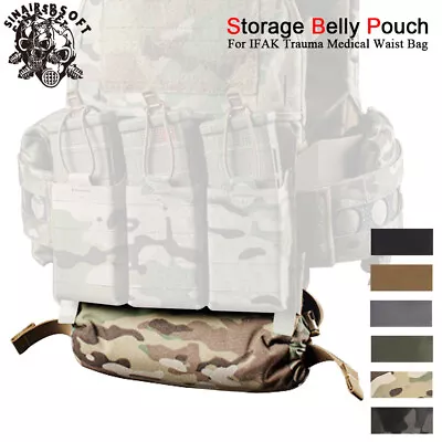 Tactical Rolling Up Medical Pouch IFAK Emergency Storage Belly Bag D3 CRM Vest • $19.99