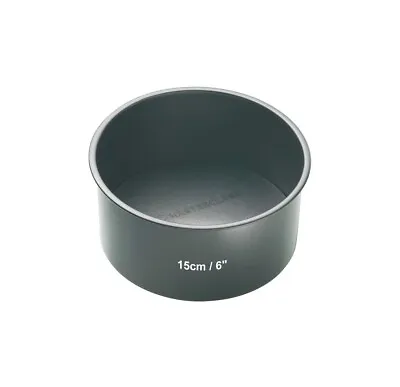 15cm 6 Inch Professional Master Class Deep Round Non Stick Loose Base Cake Tin • £11.99