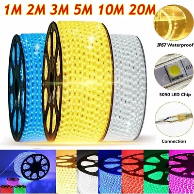 220V-240V RGB SMD Lamp LED Strip Light Flexible Tape Light  Waterproof Home Deco • $111.51