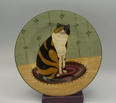 Sakura Warren Kimble Cat Collection Salad Plate Calico • $8.95