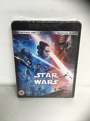 Star Wars - The Rise Of Skywalker [4k Uhd+blu-ray+bonus Disc] New & Sealed • £4.99