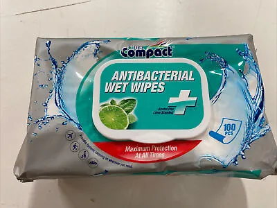 £9.95 • Buy Antibacterial Wipes, 100 Wipes In 12 Packs, 1200 Wipes Per Box, Ideal For Travel