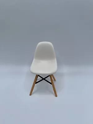 1:12 Scale Miniature Mid Century Modern MCM Chair Eiffel Tower White • $27