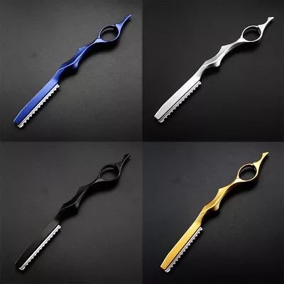 Hair Cutting Razor Steel Comb Hairdressing Hair Shaper Thinning Layer • £3.77