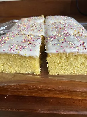 Homemade Old School Cake ( WHOLE TRAY BAKE 12- SLABS) • £15