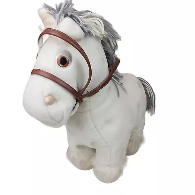 Cabbage Patch Kids Show Horse Pony White & Grey Polka Dot Mane 1984 Plush • $13.59