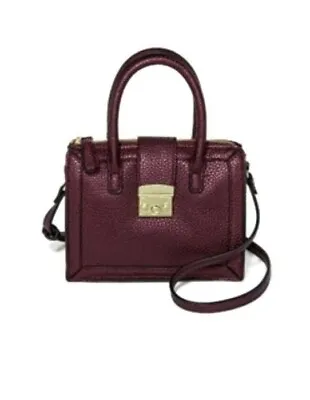 Womens Luggage Mini Cross Body Bag Purse A New Day Boysenberry Red Date Night • $9.17